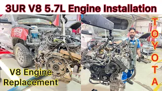 3UR-FE V8 5.7L Engine Installation Of Toyota Tundra