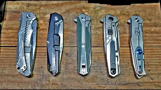 Моя коллекция ножей 2023/@CorcoranALЧасть1/Топ 5 складных ножей/Top five best EDC knives