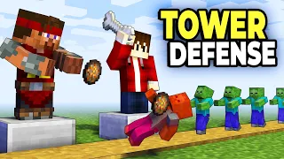 Wir müssen verteidigen! - Minecraft Tower Defense Map