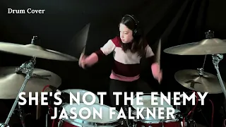 Jason Falkner - She's Not The Enemy - Drum Cover by Sasha (10 years old)