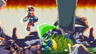 Megaman Zero 3 - Vs. Omega Zero (No Damage, Speed Kill + Disrespectful Pogo And Rolling Slash)