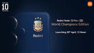 Redmi Note 13 Pro+ 5G | World Champions Edition | Stay Tuned