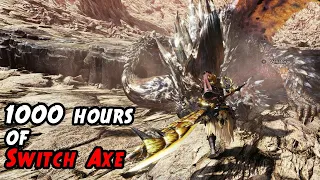 Displaying 1000h of Switch Axe on a Ruiner Nergigante