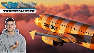 Im FENIX A320 unterwegs! MSFS LIVE - VATSIM - Thrustmaster TCA - AeroSimGermany