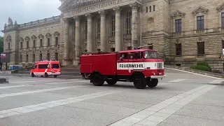 Abschlussübung Landesfeuerwehrtag 2024 in Leipzig