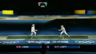 Beijing 2008 - WSI - L64 - Chetty RSA v Besbes TUN