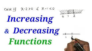 Increasing & Decreasing functions | Applications of derivatives | HSC(12th) Maths | Sci, Comm & Arts