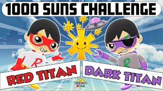 Tag with Ryan - Red Titan Vs Dark Titan | 1000 Suns Challenge