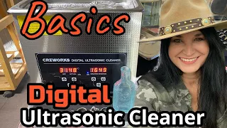 Ultrasonic Cleaner Basics with Gypsy Jewels / Creworks / Cleaning Coins, Rings, and More