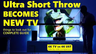 Ultra Short Throw Projectors Becomes the TV but HOW ? ( tutorial )