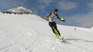 Crossing ski exercise, how to get good outside ski pressure.