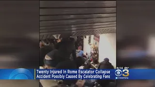 20 Injured After Escalator Collapses In Rome