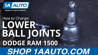 How to Replace Lower Ball Joints 02-08 Dodge Ram 1500