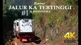 Jalur Kereta Api Tertinggi di Indonesia