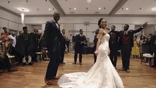 EPIC Groom and Groomsmen Dance with Bride!! Shot on Sony a6500