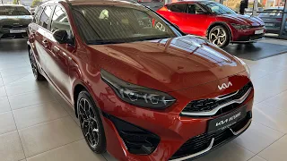 Nowa Kia CEED kombi 2022[1.5 T-GDI 160KM 7DCT] wersja GTLine+AEB | kolor ORANGE FUSION |Kia Interbis