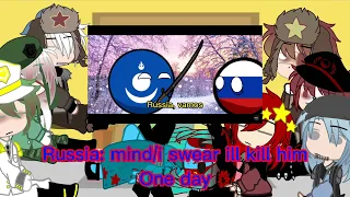 Countryhumans react to mongol empire invading russia and china /part 3/Short/