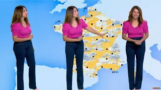 Myriam Seurat - Prévision Météo France sur France2 le 25 avril 2022