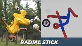 KILLER FOOTBALL vs Stickman | Stickman Dismounting funny and epic moments | Best Falls #82