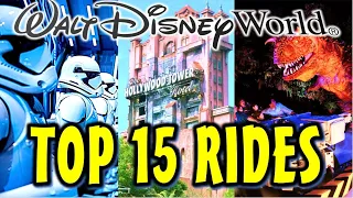 TOP 15 Rides at Disney World (Non-Coasters) Orlando, Florida