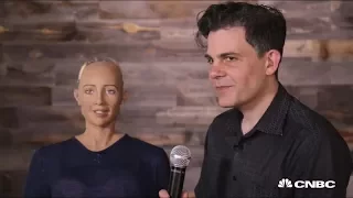 ROBOT SAYS SHE WANTS TO DESTROY HUMANS!!