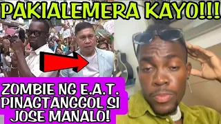 ZOMBIE NG E.A.T. BINANATAN ANG MGA BASHERS TUNGKOL SA ISYU NA "RACIST" SI JOSE MANALO!