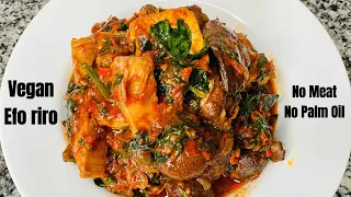 How to make Healthy VEGAN EFO RIRO / No palm oil / No Meat for beginners ~ Chyummy