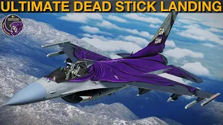 The ULTIMATE F-16C Dead Stick Glide & Landing(FOUL LANGUAGE) | DCS