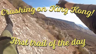 MTB Virgin, Utah Crashing on King Kong!