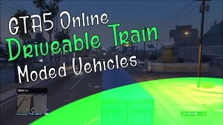 Driveable Train Mod (GTA5 Modded Vehicles)