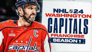 NHL 24: WASHINGTON CAPITALS FRANCHISE MODE - SEASON 1