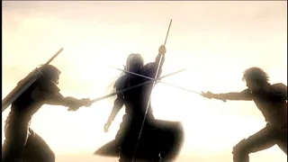 Sephiroth VS Genesis and Angeal.