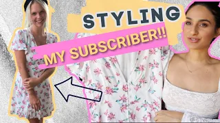 STYLING My Subscriber!! Wardrobe Takeover (Ryley Berzinski)| Closet Raid