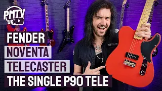 Fender Noventa Telecaster - A Single P90 Rock & Roll Machine! - Review & Demo
