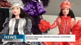 Казахские национальные костюмы в миниатюре создает дизайнер из Алматы. Qazaq TV