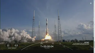 WATCH AGAIN: SpaceX launches Falcon 9 rocket