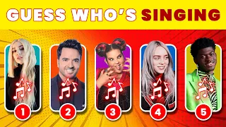Can You GUESS WHO IS SINGING THE SONG? | Guess The Singer By Song !