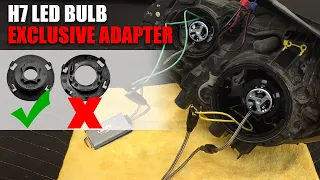 Demo of New Custom Designed H7 LED Headlight Adapter Clips - HOW TO Install on a 2017 Kia Sedona