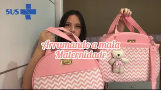 MONTANDO A MALA MATERNIDADE DA BEBÊ PELO SUS- SIMPLES , apenas o essencial