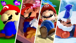 Evolution of Sleeping Animations in 3D Mario Games (1996-2022)