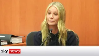 Gwyneth Paltrow: Mr Sanderson skied 'directly' into me