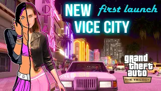 NEW GTA VC playing of Mercedes Cortez | First launch GTA Vice City Definitive Edition