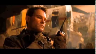 The Kurt Russel GROWL @0:52 in "Soldier"