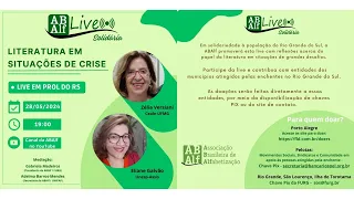 ABAlf Live Solidária: Literatura em situações de crise