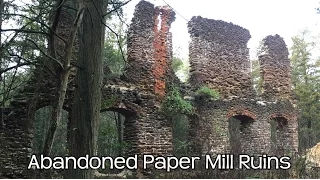 Abandoned 1700's Paper Mill & Ghost Town NJ Pine Barrens Harrisville