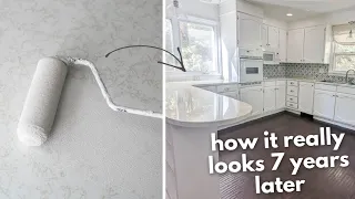 Painted Laminate Countertops: How they really look 7 years later