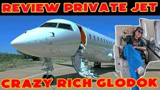 REVIEW PRIVATE JET ALA INDRI BENZ! #flexing #indribenz