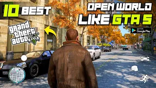 Trying *MOST REALISTIC* Games like GTA V on Android Phone | Top 10 Openworld Games like GTA V