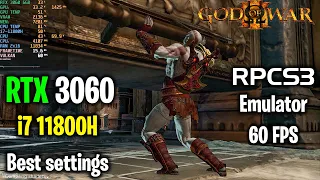 God Of War 3 RPCS3 PS3 Emulator | RTX 3060 + i7 11800H | 60FPS / 1080p (Best settings)