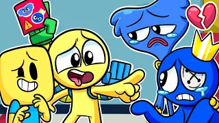 What REALLY Happends with BLUE & HUGGY WUGGY!? Rainbow Friends Vs Poppy Playtime Animation